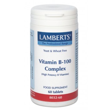 B-100 COMPLEX 60TABS Βιταμινη B B-100 COMPLEX 60TABS Βιταμινη B